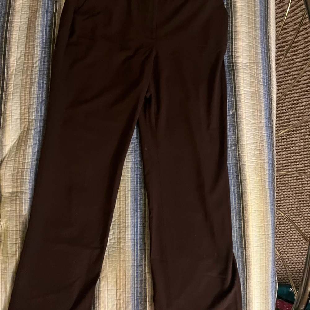Charter Club Brown Full-Length Trousers